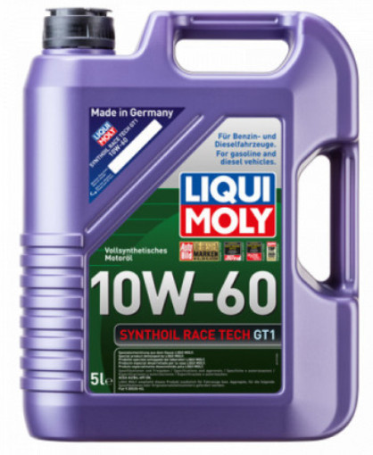 ULEI MOTOR LIQUI MOLY SYNTHOIL RACE TECH GT1 ACEA A3 B4 (BENZINA SI DIESEL) 10W60 5L