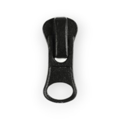 Cursor metalic pentru fermoar plastic, 4.6 mm, nr 3, Negru