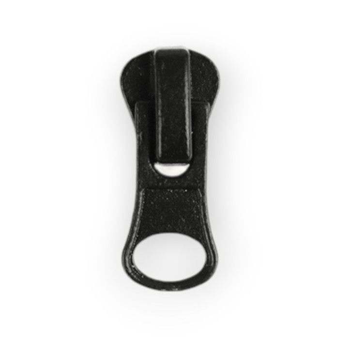Cursor metalic pentru fermoar plastic, 4.6 mm, nr 3, Negru