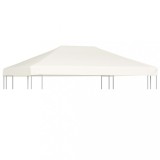 VidaXL Acoperiș de pavilion, 310 g/m&sup2;, alb crem, 4 x 3 m