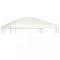vidaXL Acoperiș de pavilion, 310 g/m&sup2;, alb crem, 4 x 3 m