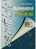 Doru Savulescu - Matematica - Algebra, clasele IX - XII