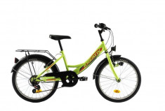 Bicicleta Copii Kreativ 2014 Verde Aprins 20 inch foto