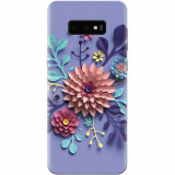 Husa silicon personalizata pentru Samsung Galaxy S10 Lite, Flower Artwork