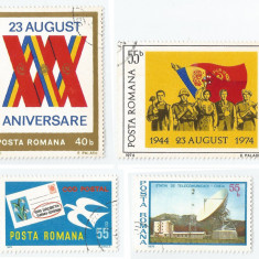 România, LP 859/1974; LP 877/1977; LP 930/1977, 3 serii oblit.