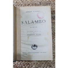 GUSTAVE FLAUBERT - SALAMBO ( 1930 )