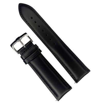 Curea neagra de ceas 10mm 12mm 14mm 16mm 18mm 20mm 22mm WZ270 foto