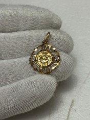 PANDANTIV AUR 14K - Religios - 3 Kings - Iconita - Vintage - 325lei/gr.