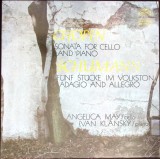 Disc vinil, LP. SONATA FOR CELLO AND PIANO-CHOPIN SCHUMANN-271461