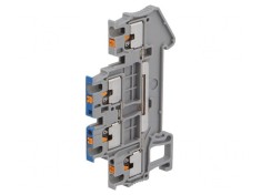 Conector &Icirc;mbinare Șine 0,14-1,5mm&sup2; 4 Borne Gri TS35