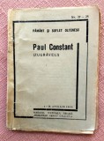 Zugraveli. Pamant si suflet romanesc. Fundatia culturala regala Principele Carol. Craiova, 1935 - Paul Constant