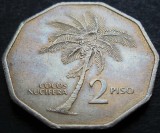 Moneda exotica 2 PISO - FILIPINE, anul 1989 * cod 757