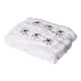 Set de panza de paianjen cu 60 de paianjeni Aicharynic, bumbac artificial, alb, 200 g