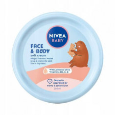 Crema delicata pentru fata si corp, 200 ml, Nivea Baby