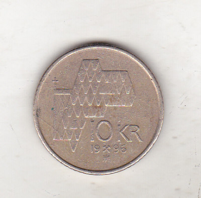 bnk mnd Norvegia 10 kronor 1996 foto