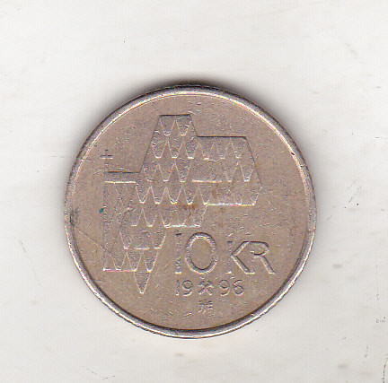 bnk mnd Norvegia 10 kronor 1996