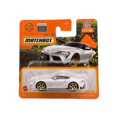 Mașinuță Matchbox Toyota GR Supra 2023, machetă auto, alb, 1:64
