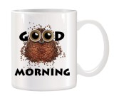 Cana alba personalizata Good Morning, INOVATIX&reg;. 330ml, Oem
