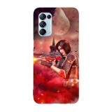 Husa compatibila cu Oppo A52, Viceversa, model Artery Call of Duty, Silicon, TPU, Transparent, Carcasa