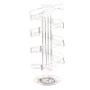 Suport rotativ 38 capsule, 2 in 1, Dolce Gusto, otel inoxidabil, K-cup, side-by-side, 41 x 18.5 x 18.5 cm, argintiu
