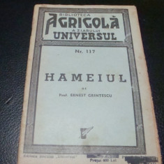 E. Grintescu - Hameiul- biblioteca agricola Universul - 1944