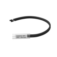 Termostat Temperatura 95˚C cu Fire, Bimetal KSD9700 NC, 250/16A