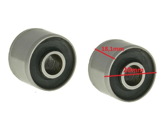 Set 2 Bucse / Bucsa Amortizor Scuter Baotian / Bautian Set 2 Bucse / Bucsa Amortizor Scuter Baotian / Bautian