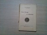 INTRE STIINTA SI INDUSTRIE - N. D. Costeanu -1922, 212p.; ex. nr.85 semnat autor, Alta editura