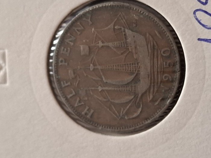 Half penny 1950