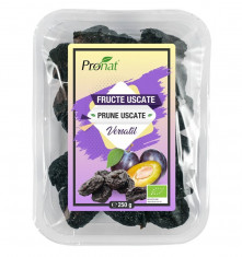 Prune bio uscate, fara samburi, 250g Pronat foto