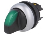 Comutator Rotativ 22mm Verde Stabil 1 Pozitie