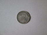 Portugalia 50 Reis 1879 argint 917 regele Luiz I, Europa