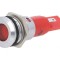 Lampă de Control LED Roșie 24V &Oslash;16mm