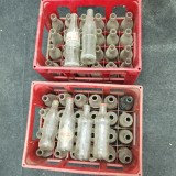 2 lazi cu sticle vechi de Coca Cola, anii 2000.