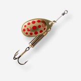 Linguriţă Rotativă Pescuit la Pești Răpitori Weta Nr.3 Auriu cu Puncte Roşii, Caperlan