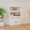 vidaXL Dulap &icirc;nalt, alb, 67x40x108,5 cm, lemn masiv de pin 820158