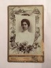 Fotografie veche, portret femeie tanara, 1900, la T&acirc;rgu Mureș (Marosv&aacute;s&aacute;rhely)