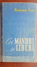 Cei mandri si liberi Howard Fast
