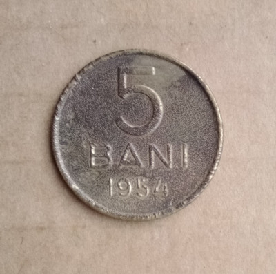 5 Bani 1954 / Rom&amp;acirc;nia foto