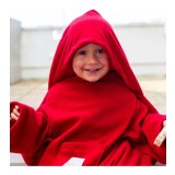 Patura cu maneci pentru copii, Baby Wrap rosu