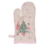 Cumpara ieftin Set 2 manusi copii bumbac Craciun termorezistente 12x21 cm