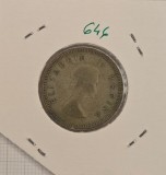 646 Africa de Sud, South Africa, 1 Shilling - Elizabeth II 1st portrait 1960, KM#49, argint