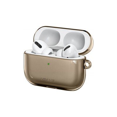 Husa Silicon Usams BH570 pentru Apple AirPods Pro, Neagra - Transparenta BH570AP03 foto