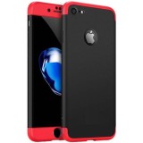 Husa pentru Apple iPhone 7, GloMax 360 Negru-Rosu