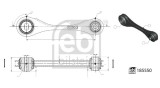 FEBI BILSTEIN 185550 Brat, suspensie roata