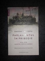 GRIGORE PROCOPIU - PARLAMENTUL IN PRIBEGIE 1916-1918 AMINTIRI, NORE SI IMPRESII foto