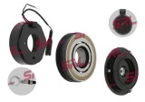 Ambreiaj compresor AC BMW seria 3 192006, seria 5 192003, seria 7 192001, X3 202011, X5 202007; compresor tip Denso 7SBU16C, diametru fulie 110mm;