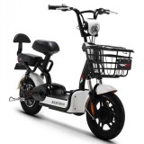 Cumpara ieftin Bicicleta electrica tip scuter RKS Elegant, motor 250W, baterii 48V 12Ah - Alb