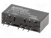 Convertor de tensiune, DC-DC, intrare 4,5...5,5V DC, iesire 3,3V DC, putere 1W, AIMTEC - AM1D-0503SZ