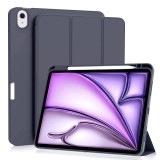 Husa tableta pentru ipad air 11 (2024), flex trifold, dark blue